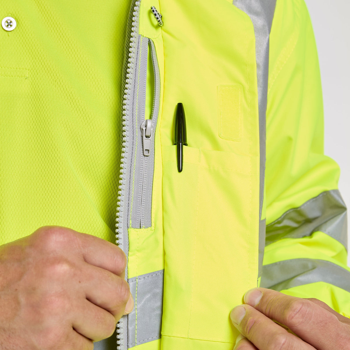 Pulsar Mesh Lined Bomber Jacket Yellow, image 3