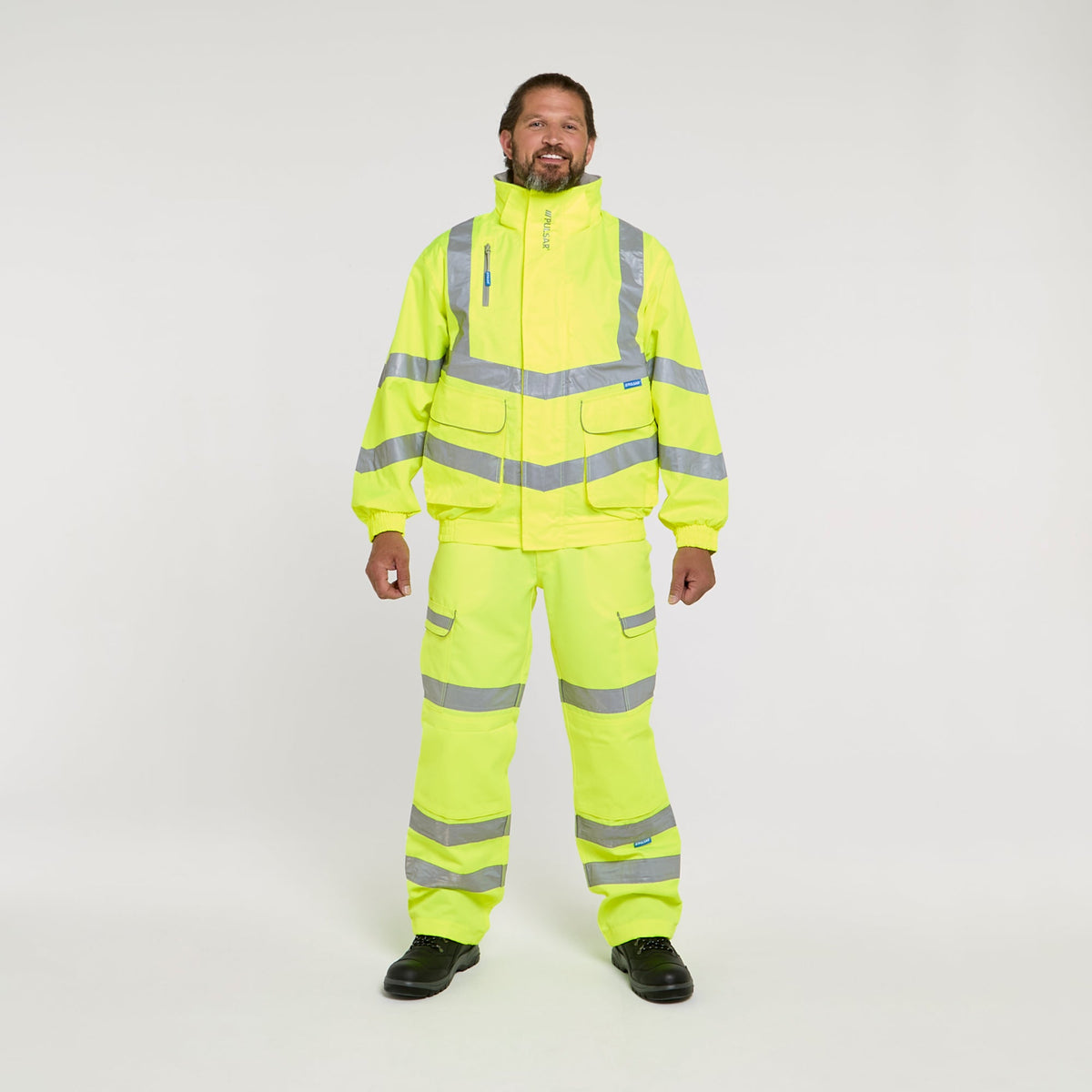 Pulsar Mesh Lined Bomber Jacket Yellow, image 8