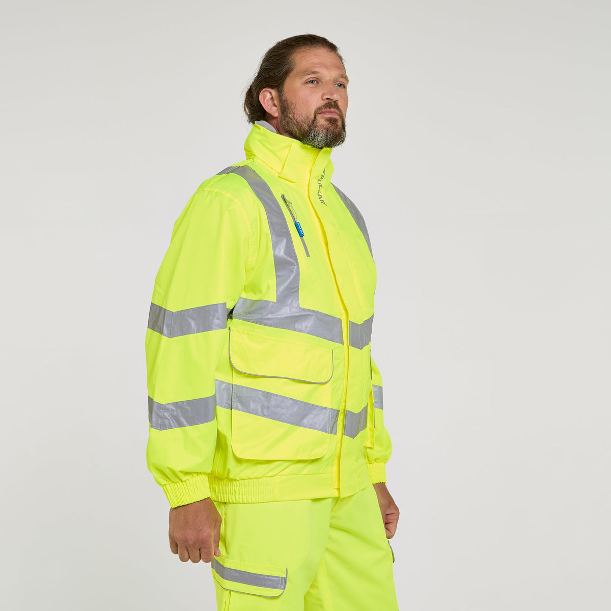 Pulsar Mesh Lined Bomber Jacket Yellow, image 2