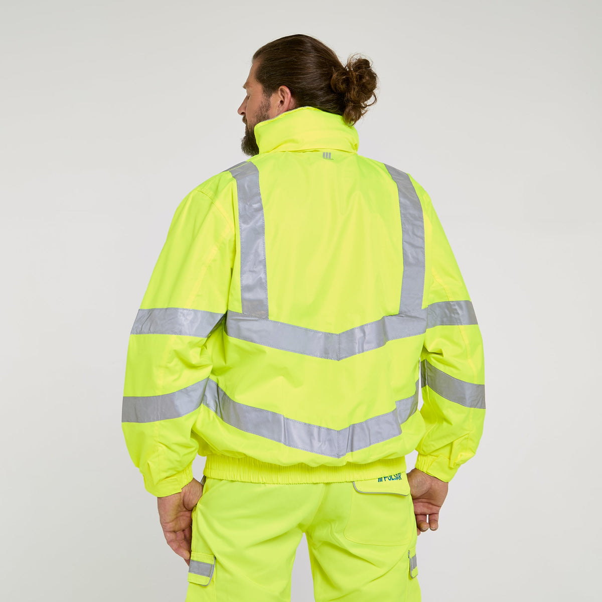 Pulsar Mesh Lined Bomber Jacket Yellow, image 9