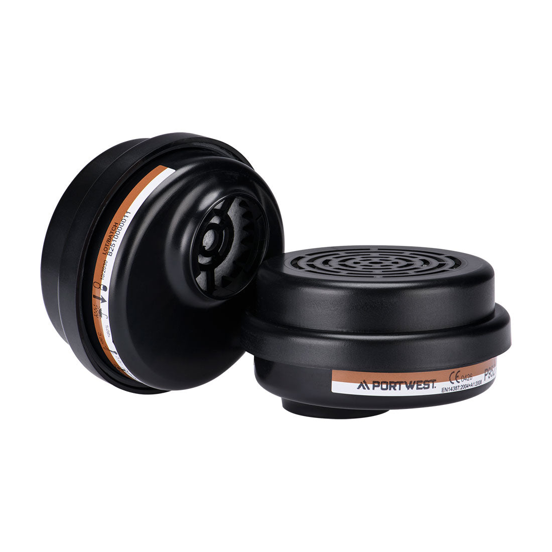 Portwest A2P3 Combination Filter Bayonet Connection in Black, main product image