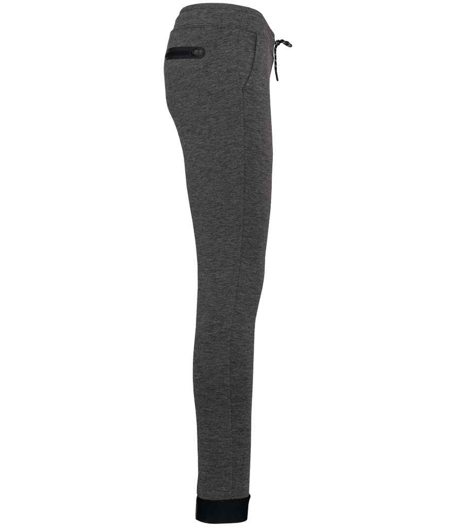 Proact Ladies Performance Trousers in Deep Grey Heather, side view