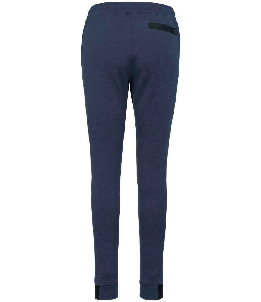 Proact Ladies Performance Trousers in French Navy Heather, back view