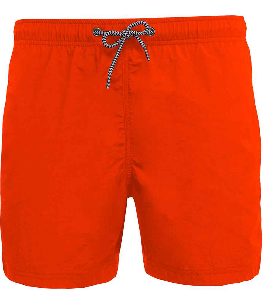 Proact Swimming Shorts in Crush Orange, front view