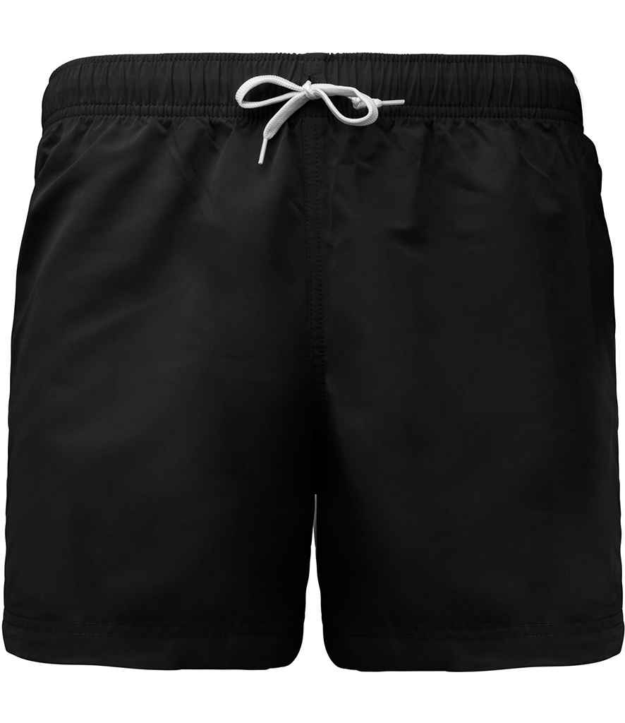 Proact Swimming Shorts in Black, front view
