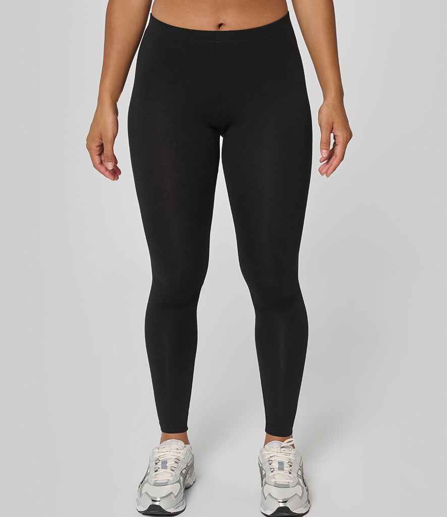 Proact Ladies Leggings in Black, front view