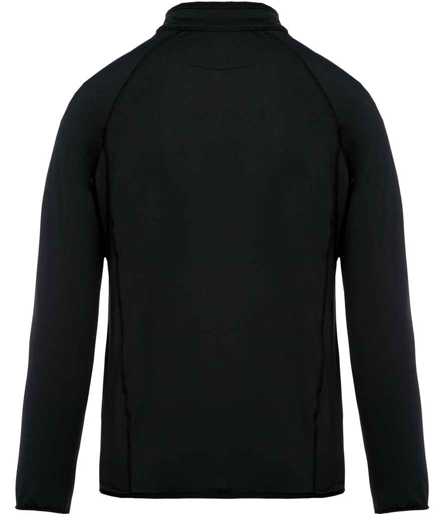 Proact Dual Fabric Sports Jacket in Dark Royal Blue/Black, back view