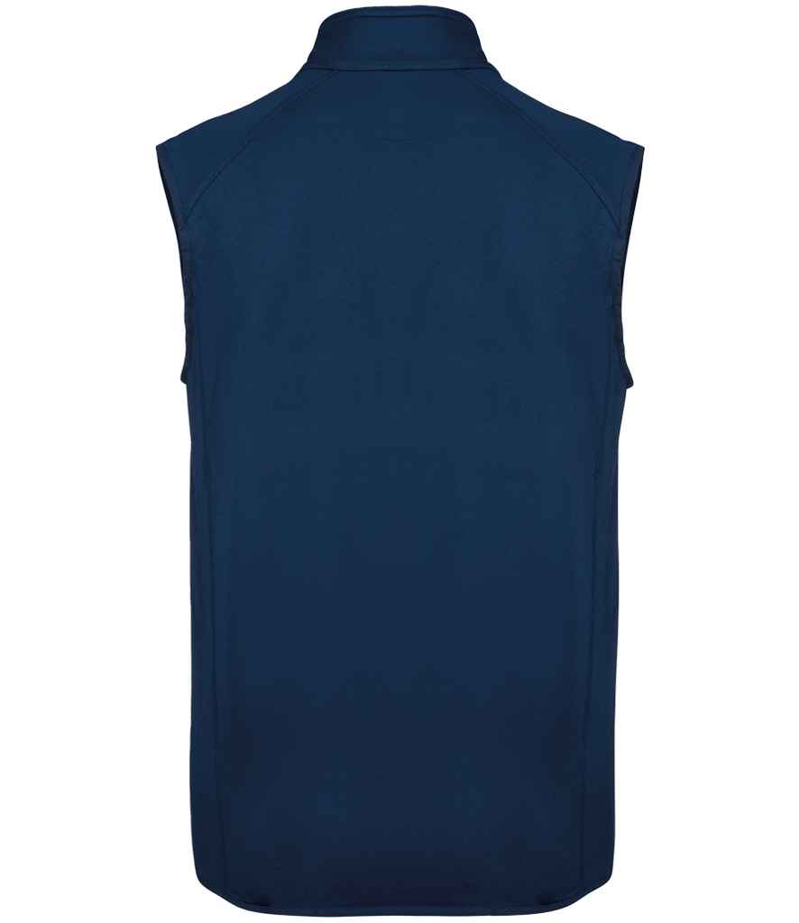 Proact Dual Fabric Sports Bodywarmer in Sporty Navy/Sporty Navy, back view