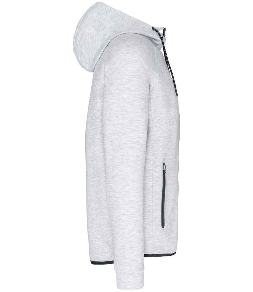 Proact Performance Hooded Jacket in Ash Heather, side view