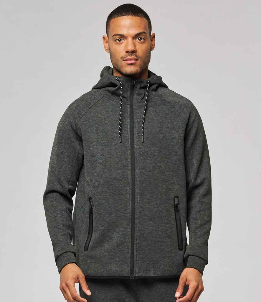 Proact Performance Hooded Jacket in Deep Grey Heather