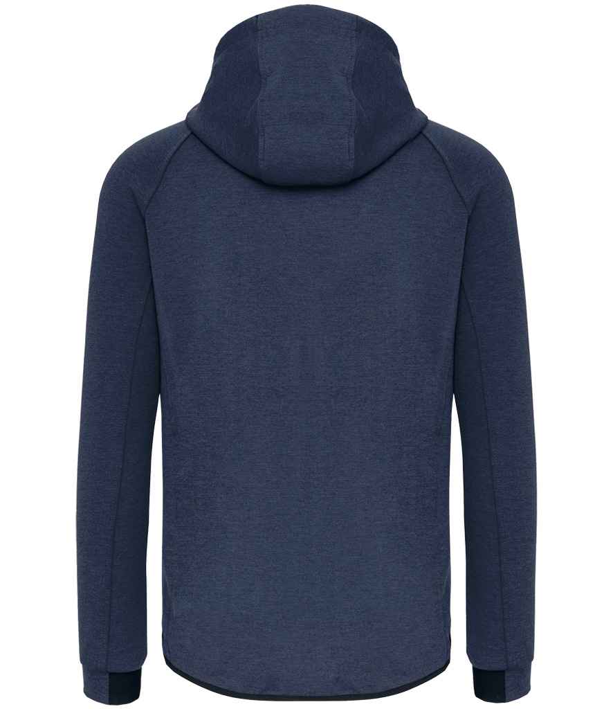 Proact Performance Hooded Jacket in French Navy Heather, back view