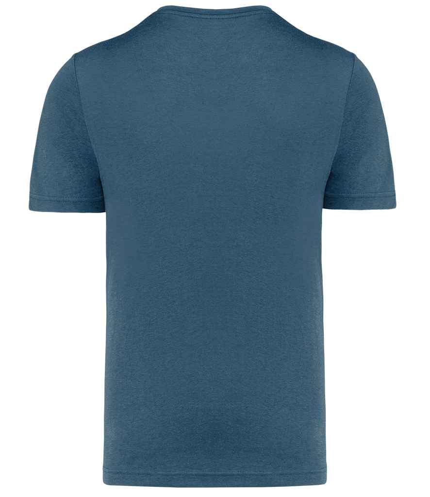 Proact Triblend Sports T-Shirt in Duck Blue Heather, back view