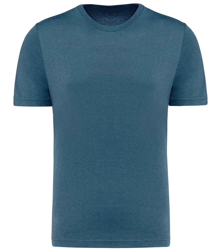 Proact Triblend Sports T-Shirt in Duck Blue Heather, front view