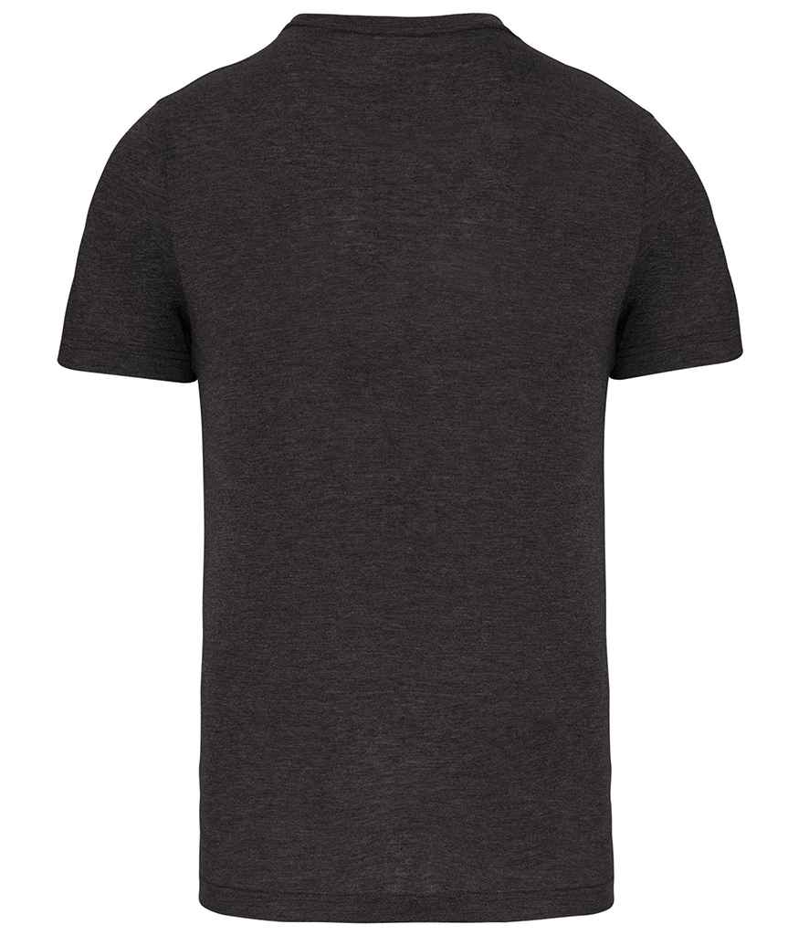 Proact Triblend Sports T-Shirt in Dark Grey Heather, back view