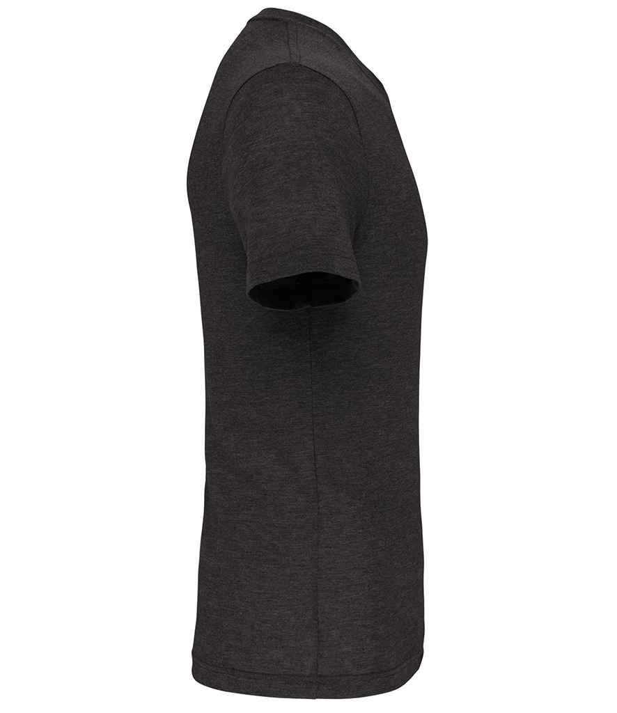 Proact Triblend Sports T-Shirt in Dark Grey Heather, side view