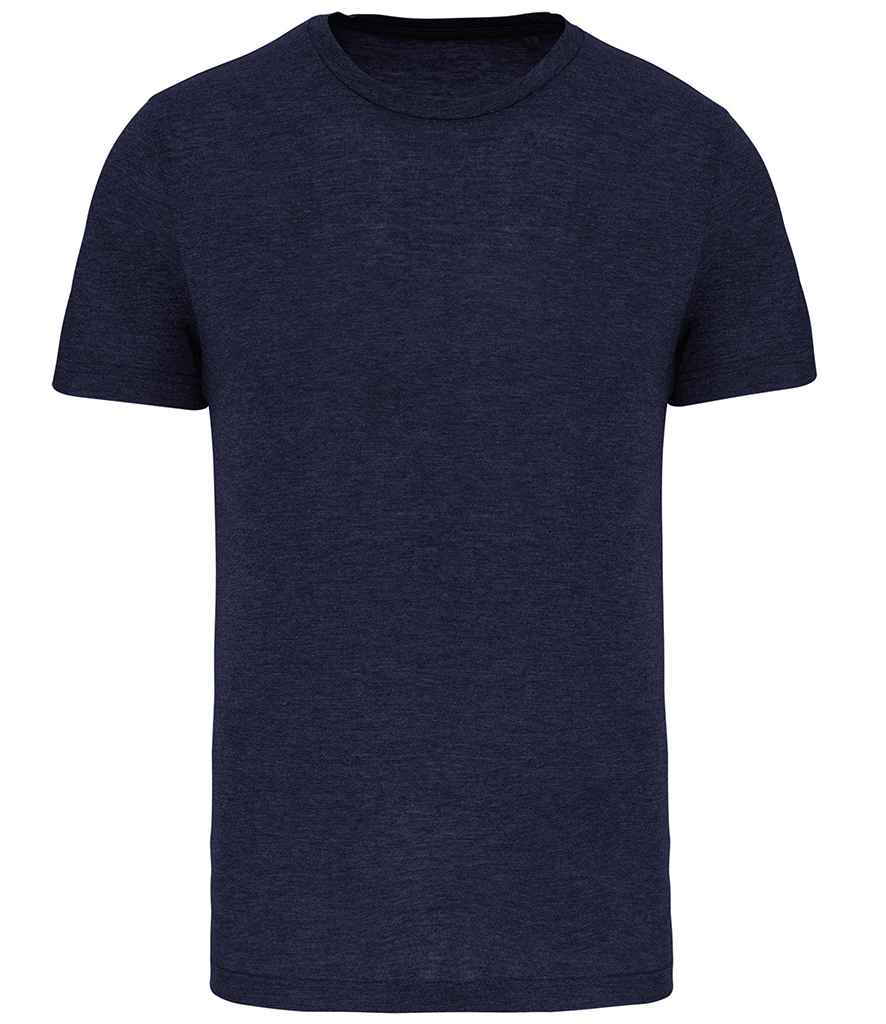 Proact Triblend Sports T-Shirt in French Navy Heather, front view