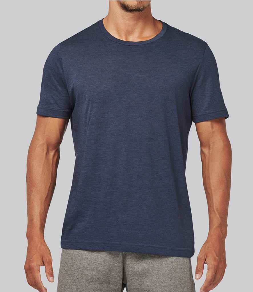 Proact Triblend Sports T-Shirt in French Navy Heather
