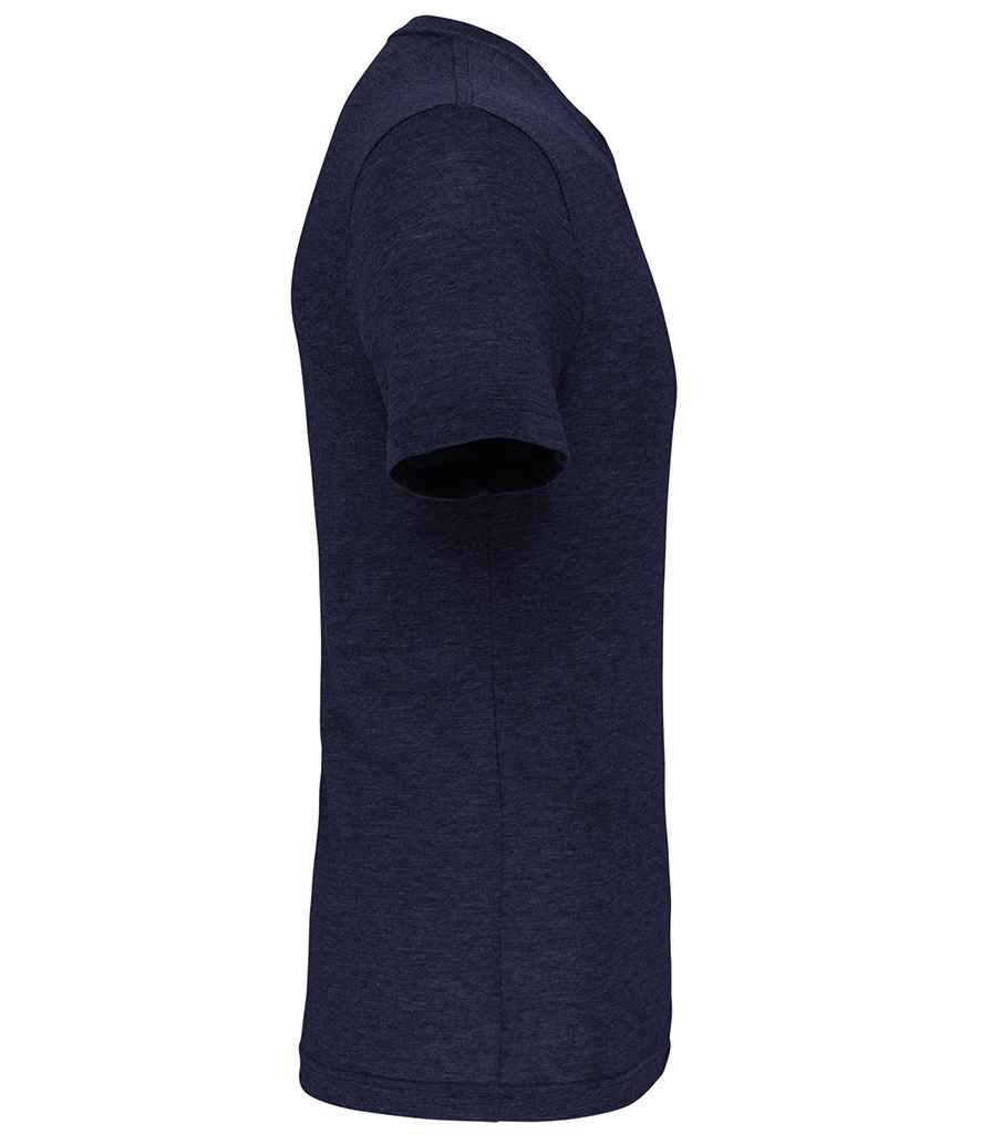 Proact Triblend Sports T-Shirt in French Navy Heather, side view