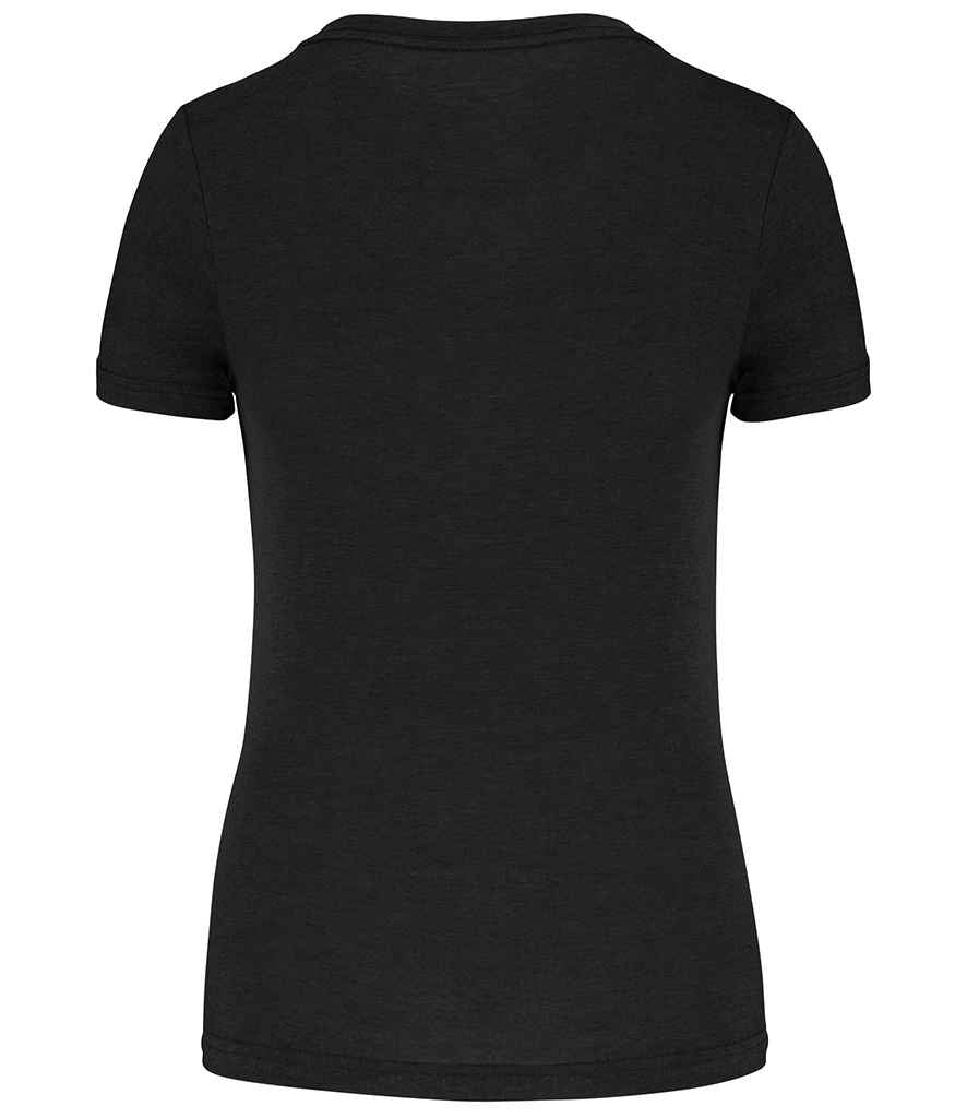 Proact Ladies Triblend Sports T-Shirt in Black, back view