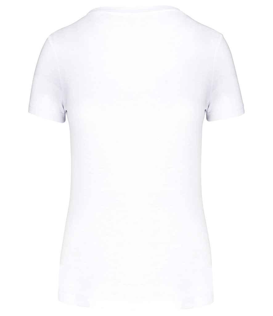 Proact Ladies Triblend Sports T-Shirt in White, back view