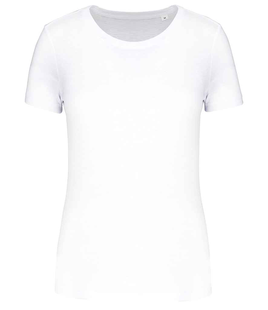 Proact Ladies Triblend Sports T-Shirt in White, front view