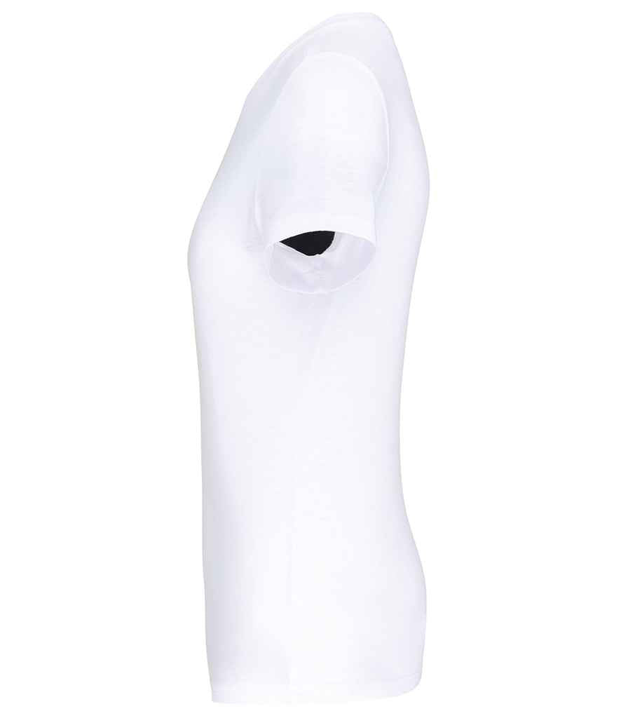 Proact Ladies Triblend Sports T-Shirt in White, side view