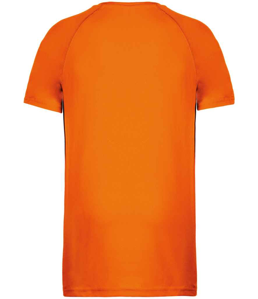 Proact Performance T-Shirt in Fluorescent Orange, back view
