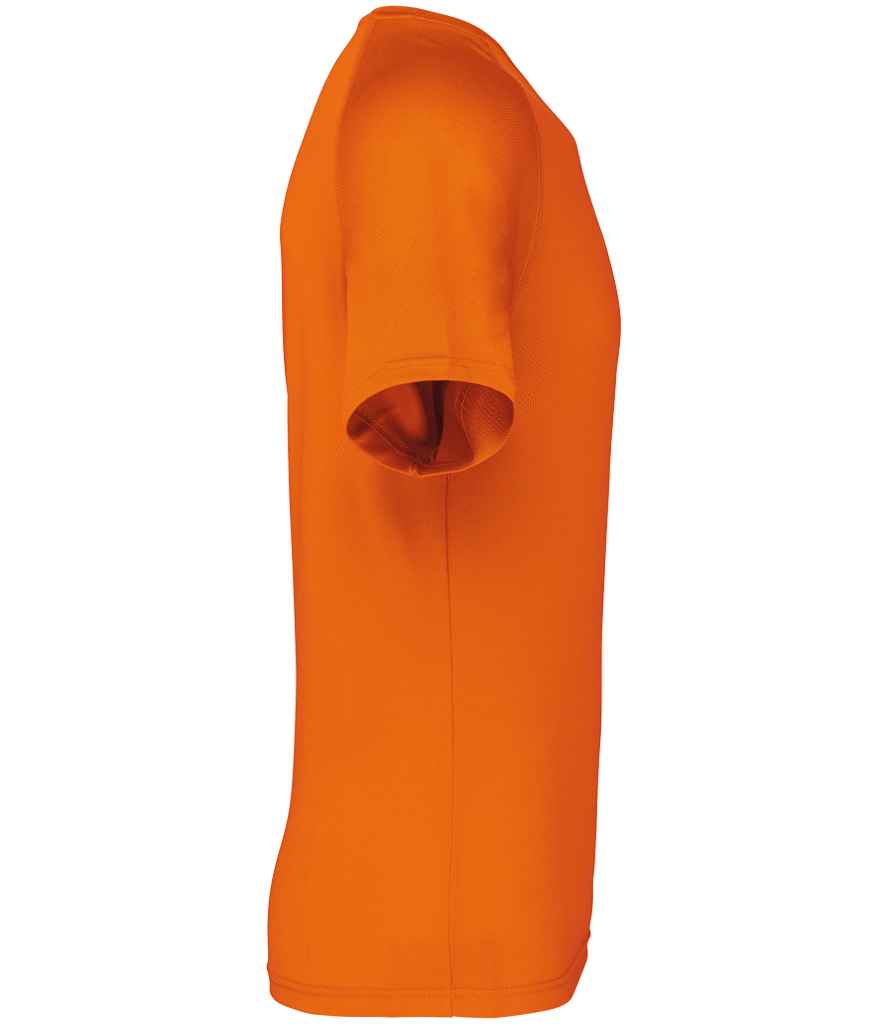 Proact Performance T-Shirt in Fluorescent Orange, side view