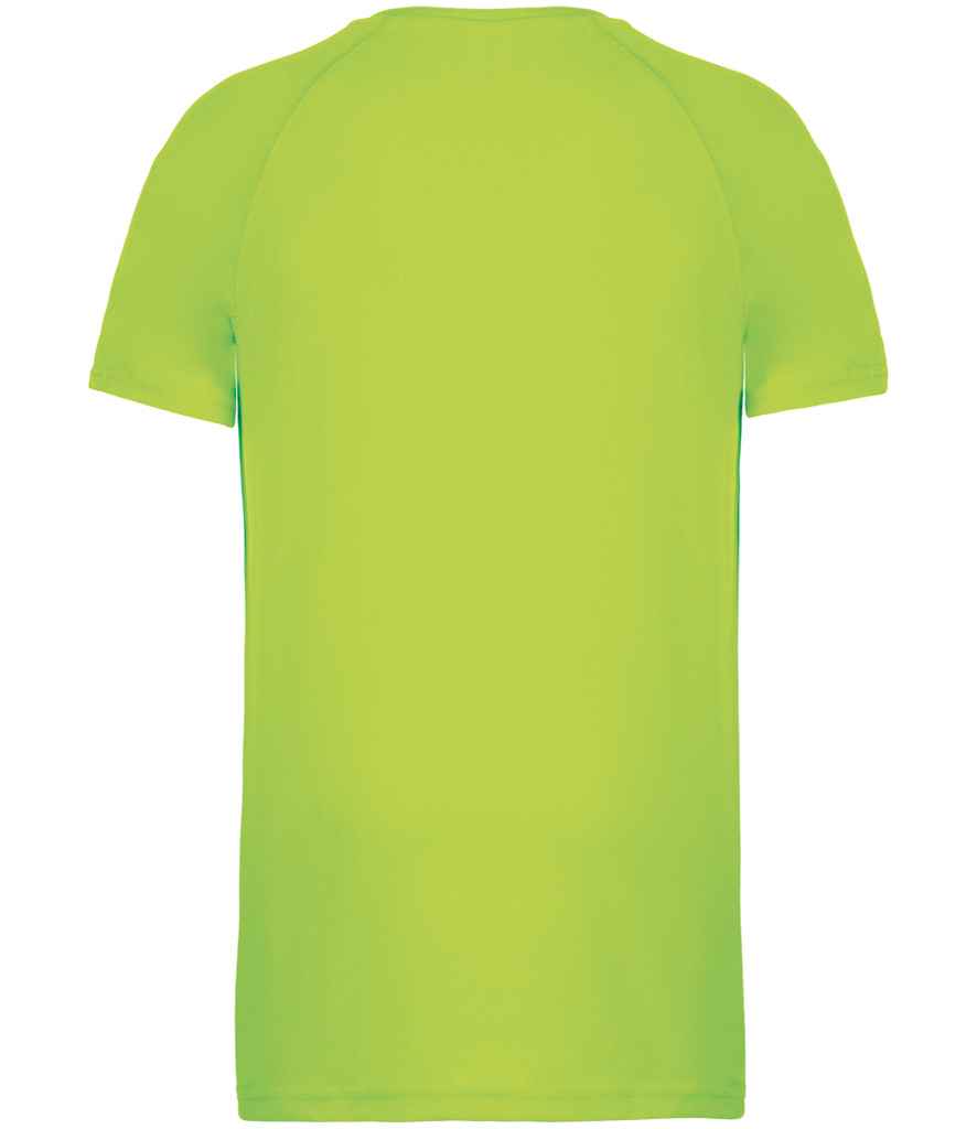 Proact Performance T-Shirt in Lime Green, back view
