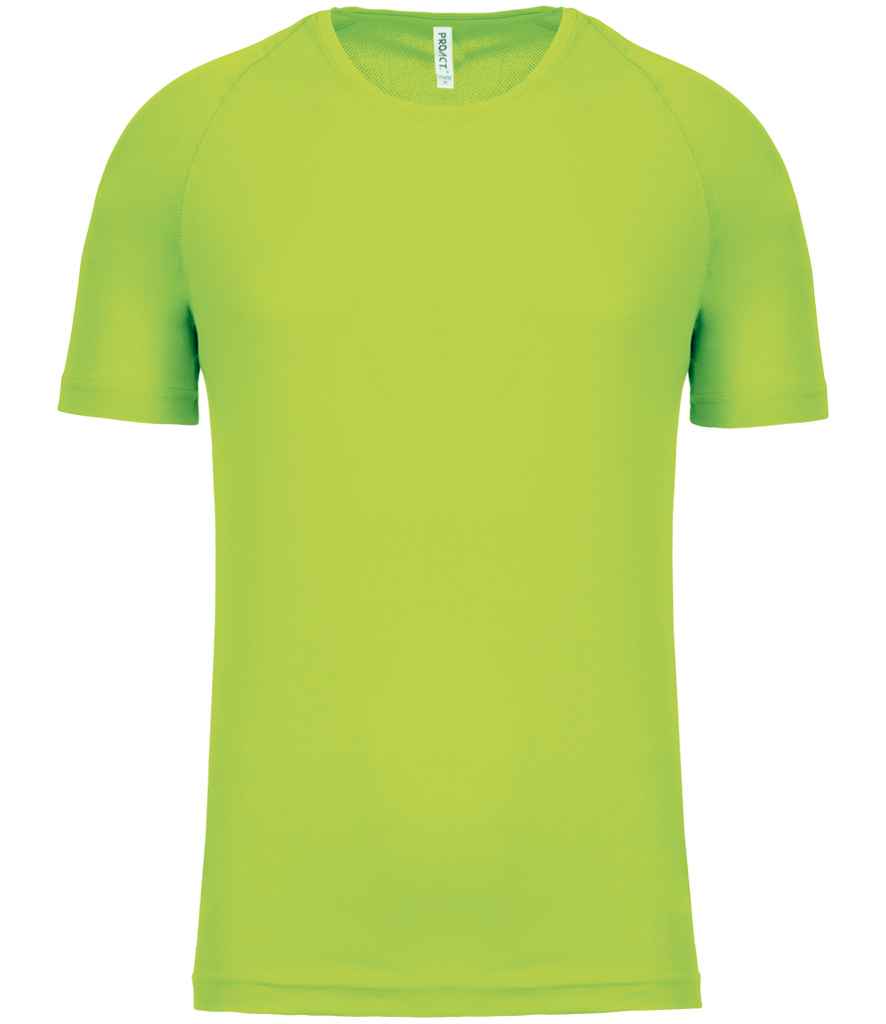 Proact Performance T-Shirt in Lime Green, front view