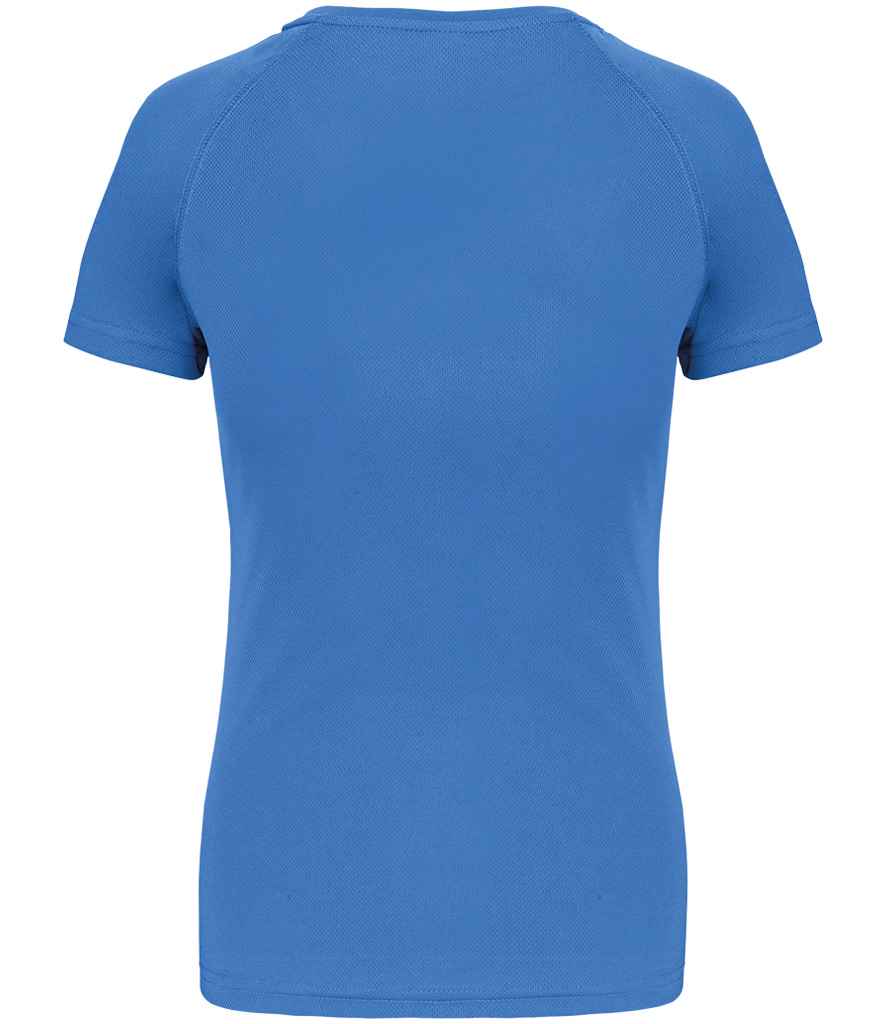 Proact Ladies Performance T-Shirt in Aqua, back view