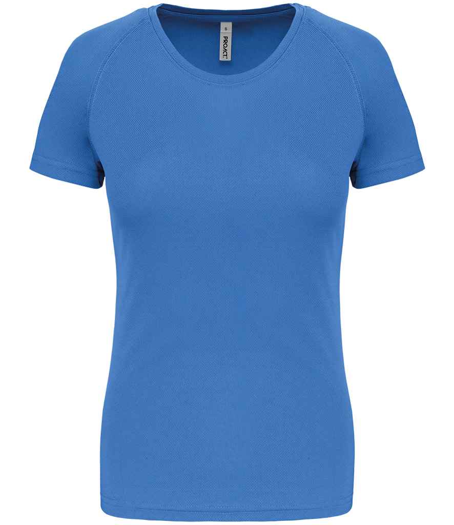 Proact Ladies Performance T-Shirt in Aqua, front view