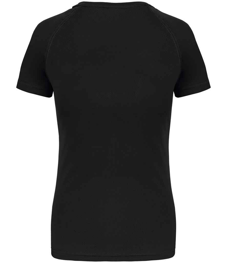 Proact Ladies Performance T-Shirt in Black, back view