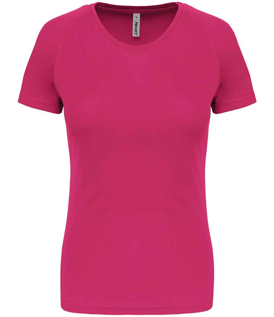 Proact Ladies Performance T-Shirt in Fuchsia, front view