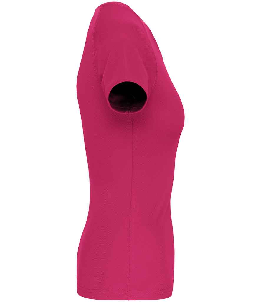 Proact Ladies Performance T-Shirt in Fuchsia, side view