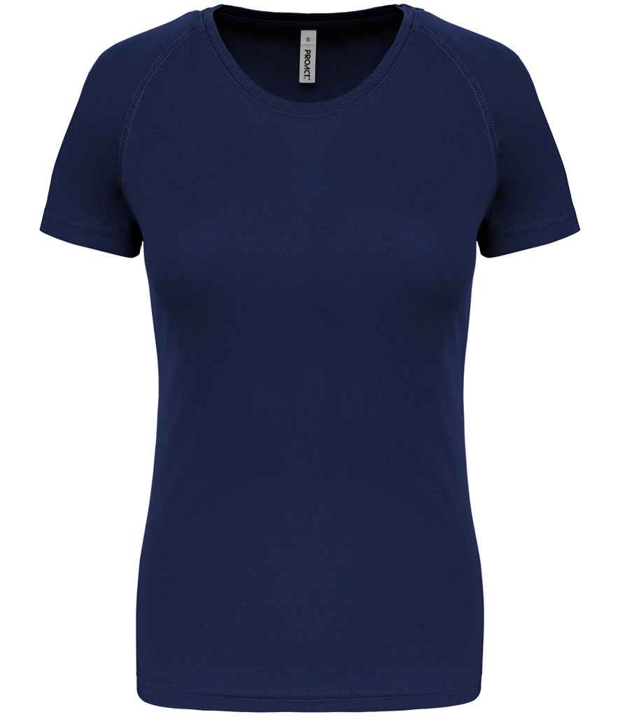 Proact Ladies Performance T-Shirt in Navy, front view