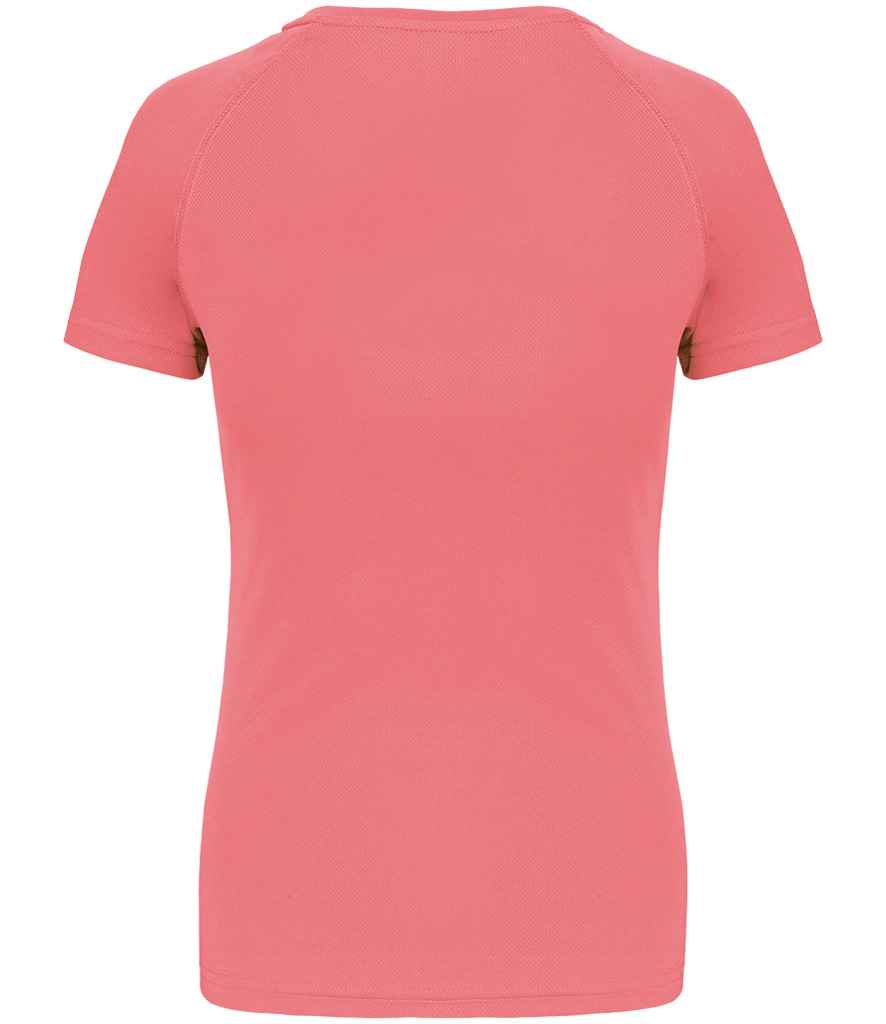 Proact Ladies Performance T-Shirt in Sporty Coral, back view