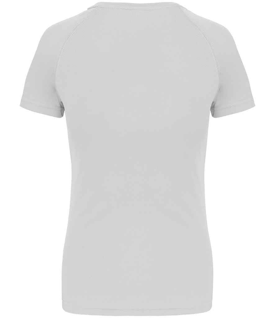 Proact Ladies Performance T-Shirt in White, back view