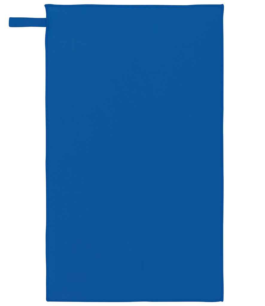 Proact 70 x 120 Microfibre Sports Towel in Sporty Royal Blue, front view