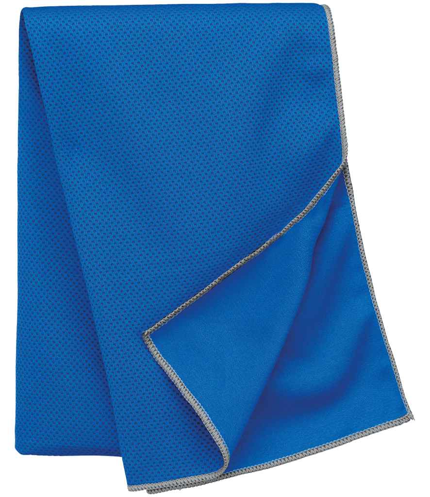 Proact Refreshing Sports Towel in Sporty Royal Blue, front view