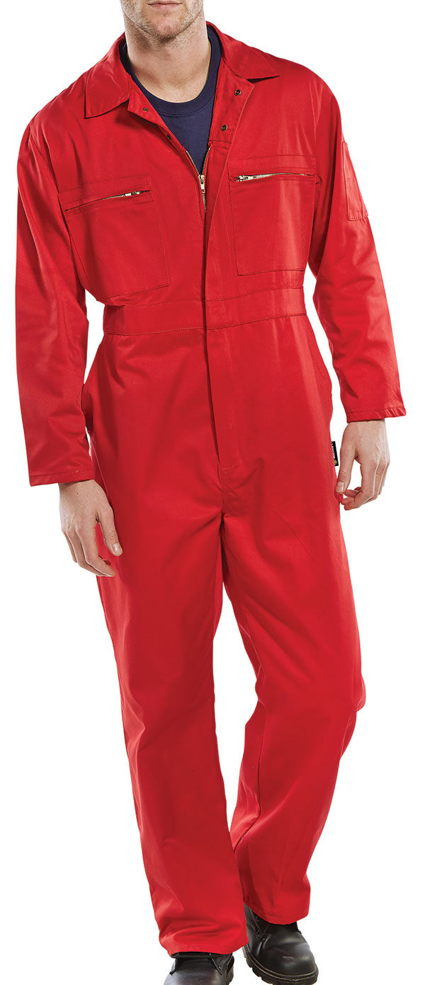 Click PCBSHW Heavyweight Boilersuit – Red