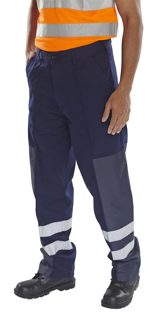 Click Beeswift Poly Cotton Nylon Patch Trousers, main product image