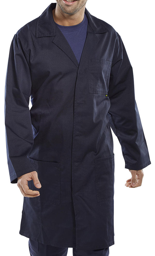 Click Beeswift Poly Cotton Warehouse Coat, main product image
