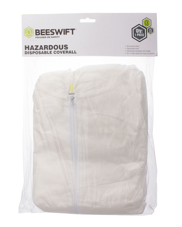 Click Disposable Boilersuit White Xl Pos, main product image