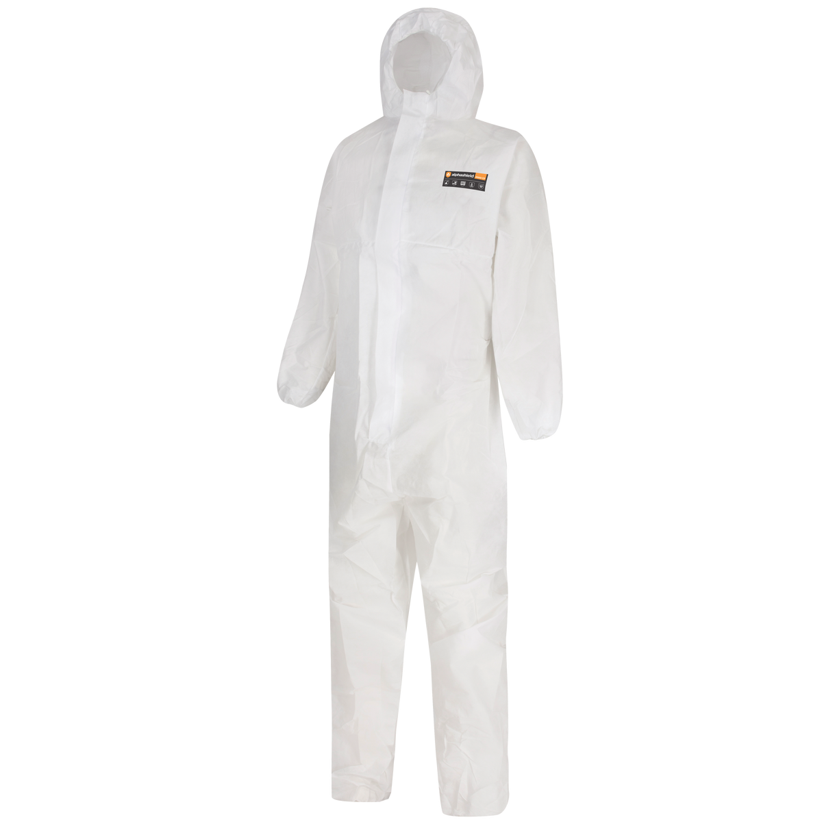 Skytec S2BH-CP Alphashield 2000CP Limited Life Chemical Coverall in White, main product image