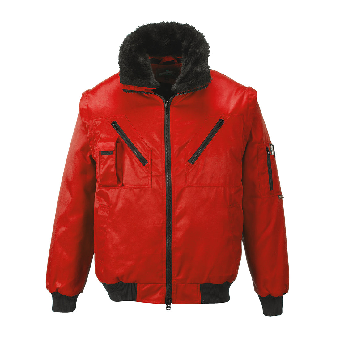 Portwest Pilot Jacket in Red, image 3
