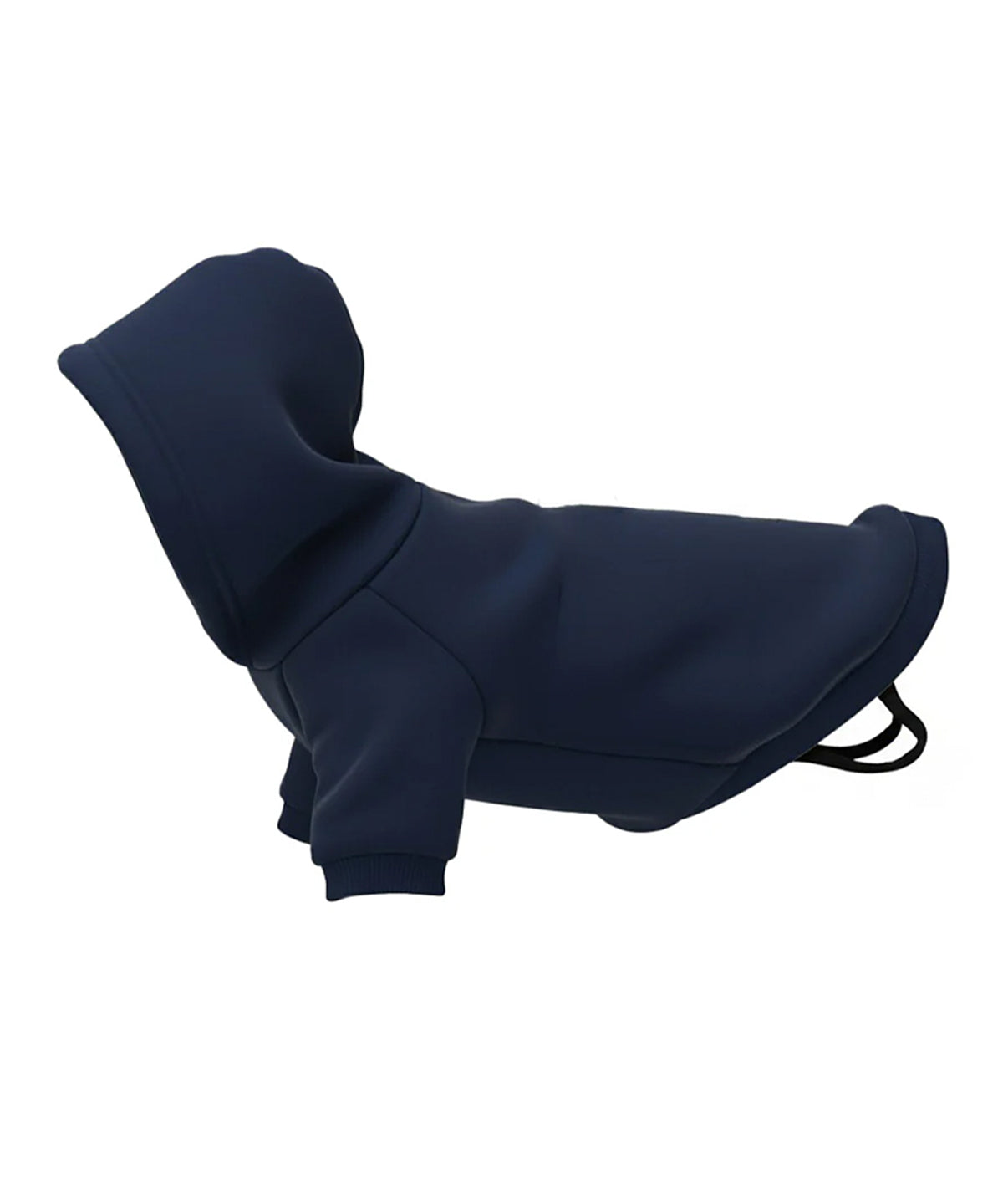 Portman & Pooch Dog’s hoodie in Navy, front view