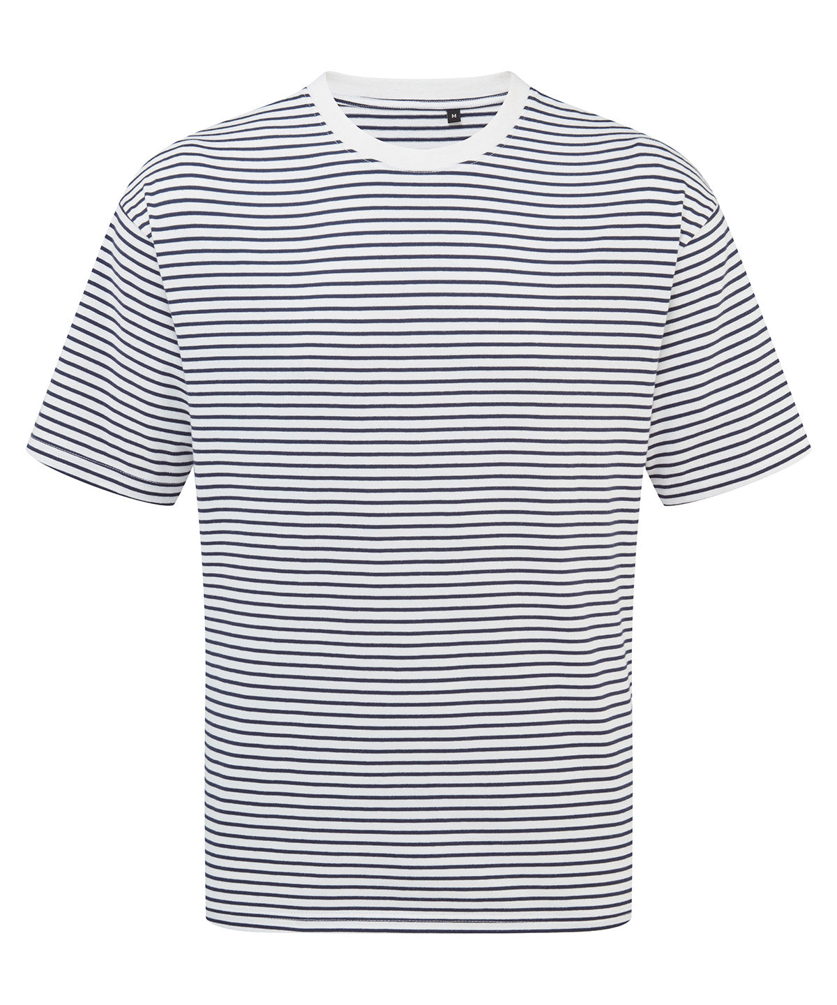 Premier ‘Utility 2.0’ oversized t-shirt in Navy_White, front view