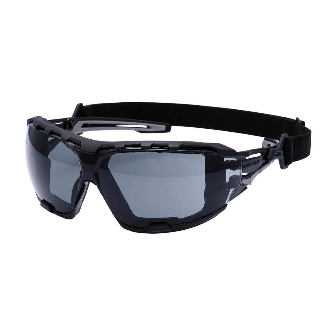 Portwest Anthracite Wraparound Plus Safety Glasses, image 4