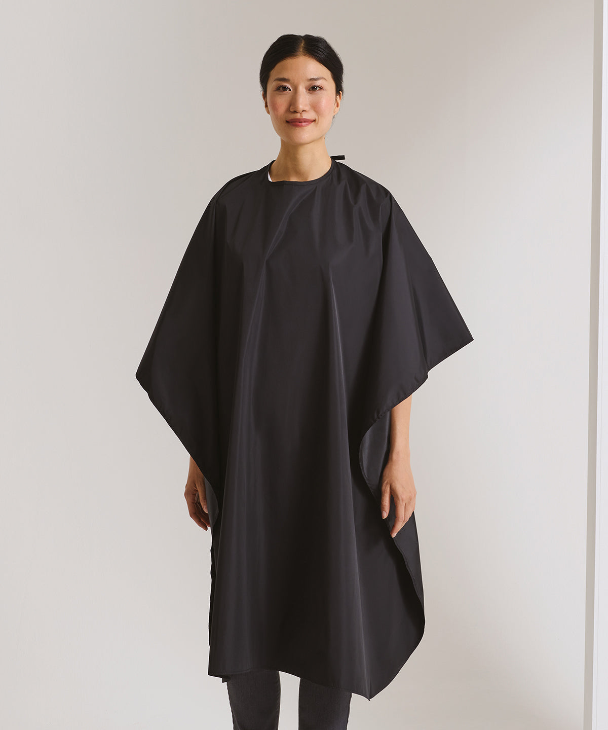 Premier Waterproof salon gown, lifestyle photo